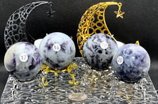 Natural Purple Mica w/ aqua marine Spheres L@@K *see desc*.  picture