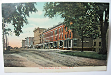 1907 West Side of Market Street, Potsdam, N.Y. Postcard picture