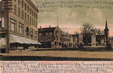 Haymarket Square Lewiston ME Maine 1908 Postcard B481 picture