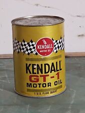 VINTAGE KENDALL GT-1 RACING OIL 1 QT CAN - FULL NOS  picture