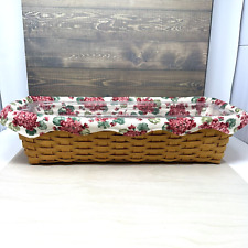 Longaberger 2002 Window Box Basket Liner and 2 Protectors picture