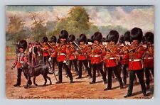 The Irish Guards, People, Antique, Vintage Souvenir Postcard picture