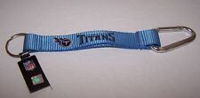 TENNESSEE TITANS Nylon Keychain Key Ring w/Carabiner ~ NWT picture