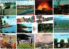 The Big Island of Hawaii Multi-View Postcard Posted 1985 picture