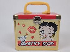 Vtg Betty Boop Kisses Bimbo Pudgy Metal Tin Keepsake Trinket Box Container 2002 picture