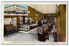 1920 Boise Idaho ID Postcard Showing New Hotel Interior Lobby Vintage Antique picture