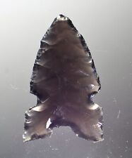 Authentic Modern Reproduction of Pre 1600 Pacific Northwest Obsidian Arrowhead picture