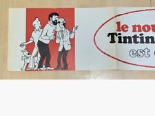 Tintin/Hergé - RARE Affiche promotionnelle Tintin et les Picaros 1976 Casterman  picture