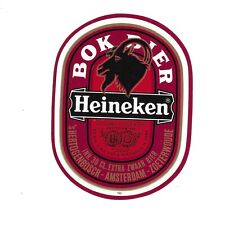 1980's Vintage Heineken Bok Beer Label Amsterdam picture