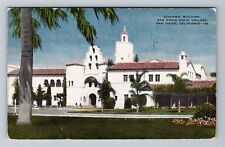 San Diego CA-California Academic Building State College c1948 Vintage Postcard picture