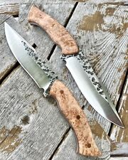 BEAUTIFUL MB Custom Knives The Devian 1/4” 1095 Steel Hunting Knife NO SHEATH picture