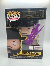 SIGNED Funko Pop WWE Hall of Fame - UNDERTAKER #144 COA AUTHENTICATED picture