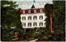 C.1910s Delaware Water Gap, PA. Partial View Of House. Hand Tinted Postcard 4-19 picture