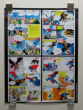 Rare vintage original 1974 Superman 18x14 DC Action Comics pin-up poster 1:1970s picture