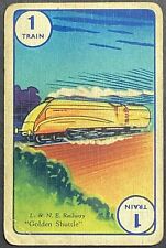 Train L&NE Railway Vintage Single Swap Speed Game Card picture