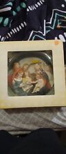 Suanti Galleries Angels Baby 3D 10 Round Plate Green Gold Limited Edition 1997 picture