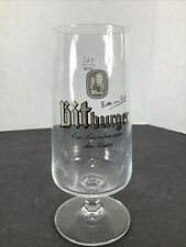 Bitburger ~Pilsner German Beer Glass 0.4L Rastal Stemmed 7”Tall picture
