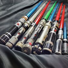 Star Wars Lightsaber Collection Lot Of 8 W/parts picture