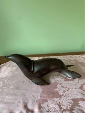  Seal Sea Lion Statue Sculpture Beautiful Piece 12 Inches X 5 Inches picture