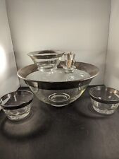 Dorothy Thorpe COMPLETE Chip & Dip Set With LUCITE Rack And 2 Extra Dessert Bwls picture