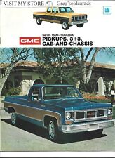 Original 1974  General Motors GMC Pickup Trucks 2WD & 4WD sales brochure picture