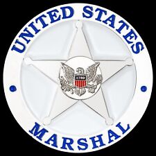 United States Marshal Silver 3D Challenge Coin picture