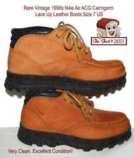 Vintage 1990s Nike Air ACG Cairngorm Sz 7 US - Lace Up Leather Boots picture