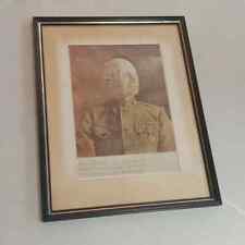 vintage ralph kline military framed print picture