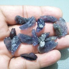 100% Natural Ultimate Blue Iolite Raw 15 Piece 17-21 MM Iolite Loose Gemstone picture