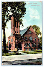 1909 Entrance to Baptist Church Warren Ohio OH Antique Posted Postcard picture