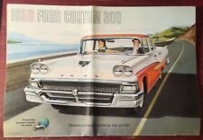 1958 Ford Custom 300 Original Brochure picture