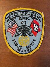 Texarkana Ark Public Safety Office Patch - New picture
