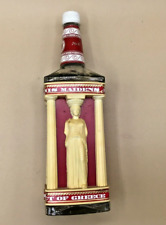 Greek vintage Ouzounis Maidens Brandy bottle 8