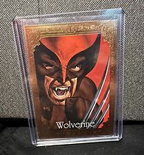 2016 Marvel Masterpieces Gold Gallery Alpha Wolverine 01/99 Holy Grail picture