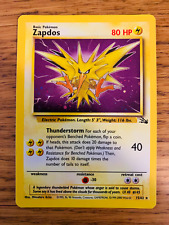 Zapdos (15/62) Holo Fossil Set Pokemon Card FAST & FREE P&P picture