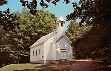 Postcards 1978  Vtg x 2 PRIMITIVE BAPTIST CHURCH, Cades Cove, TENN. Back & Front picture