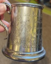 Wentworth Pewter pint/Little Miss Muffet picture