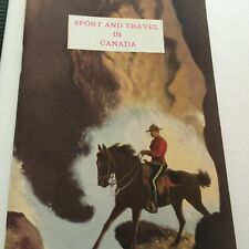 VINTAGE CANADA VACATION GUIDE Sports & Travel In Canada Brochure  picture
