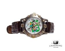 Vintage Disney TIME WORKS Disney Characters Adventurers Unisex Wristwatch Works picture