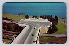 Milwaukee WI-Wisconsin, Lincoln Memorial Bridge, Antique, Vintage Postcard picture