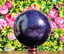 Huge & Rare 23 CM Blue Goldstone Healing Power Aura Reiki Meditation Sphere Ball picture
