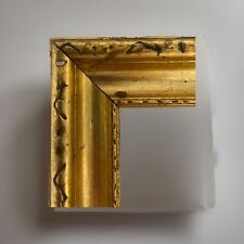 ANTIQUE MINI FITs 3”x4” GOLD GILT ARTS & CRAFTS MODERNIST PORTRAIT PICTURE FRAME picture