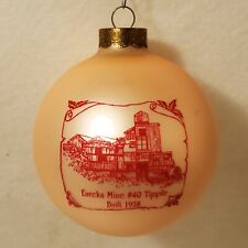 vtg 1991 Eureka Mine Scalp Level PA Christmas Ornament Johnstown Cambria County picture