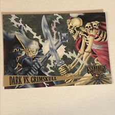 Skeleton Warriors Trading Card #78 Dark Vs Grimskull picture