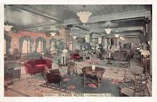Lobby, Seaside Hotel, Atlantic City, New Jersey, Early Postcard, Unused picture