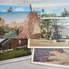 Vintage Postcards Lot Of 6 Crooked River Or Lake Champlain Columbian High School picture