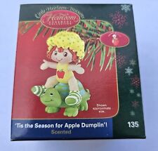 Tis the Season for Apple Dumplin Carlton Card Ornament Little Heirloom Treasures picture