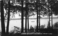 J63/ Kalkaska Michigan RPPC Postcard c1940s-50s Manistee Lake Cedar Beach 60 picture