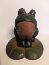 Vintage Wooden Frog picture