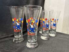 Set of 6 Vintage 1987,88 & 91 Spuds  Mackenzie - Bud Light Pilsner Beer Glasses picture